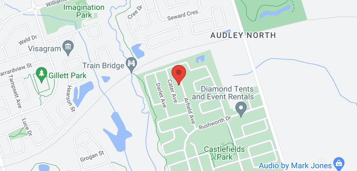 map of 34 ARFIELD AVE